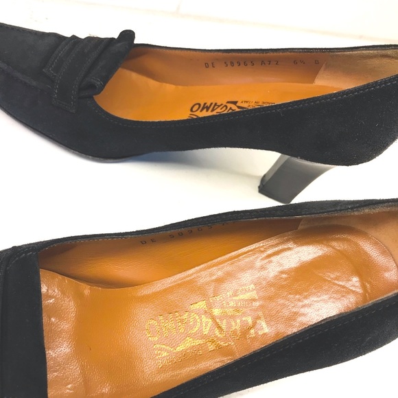 Salvatore Ferragamo Suede Heels - Picture 4 of 6